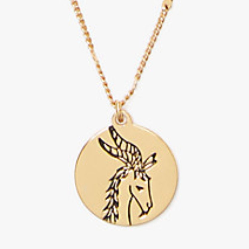 Kate Spade Zodiac Capricorn Round Pendant